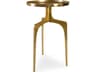 Uttermost Kenna Round Metal Soft Gold End Table