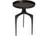 Uttermost Kenna Round Metal Plated Antique Bronze End Table