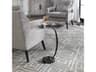 Uttermost Waveney Round Glass Dark Bronze End Table