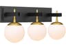 Varaluz Allie Brass Vanity Light