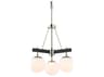 Varaluz Allie Nickel Globe Chandelier