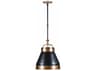 Varaluz Savarin Black Traditional Bell Pendant