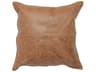 Villa by Classic Home Cheyenne Chestnut Brown Throw Pillow