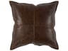 Villa by Classic Home Cheyenne Chocolate Brown Throw Pillow
