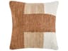 Villa by Classic Home Kass Terracotta Throw Pillow