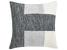 Villa by Classic Home Kass Charcoal Ivory Throw Pillow