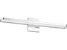 Visual Comfort Modern Banda 1-Light Chrome Vanity Light