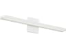 Visual Comfort Modern Banda 1-Light Matte White Vanity Light