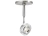 Visual Comfort Modern Brim 1-Light Satin Nickel Round Spot Light
