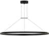 Visual Comfort Modern Fiama 1-Light Matte Black Round Pendant