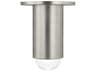 Visual Comfort Modern Ebell 1-Light Antique Nickel Cylinder Flush Mount