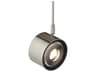 Visual Comfort Modern Iso 1-Light Satin Nickel Round Spot Light
