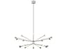 Visual Comfort Modern Lody 20-Light Polished Nickel Chandelier