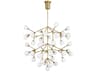 Visual Comfort Modern Mara 45-Light Aged Brass Chandelier