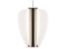 Visual Comfort Modern Nyra 1-Light Nightshade Black Mini Pendant
