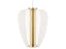 Visual Comfort Modern Nyra 1-Light Plated Brass Mini Pendant