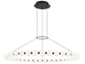 Visual Comfort Modern Orbet 1-Light Nightshade Black Round Chandelier