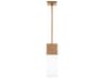 Visual Comfort Modern Kulma 1-Light Copper Linear Mini Pendant