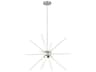 Visual Comfort Modern Photon 18-Light Satin Nickel Sputnik Chandelier
