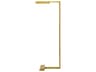 Visual Comfort Modern Dessau Natural Brass Floor Lamp