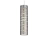 Visual Comfort Modern Revel 1-Light Satin Nickel Cylinder Mini Pendant