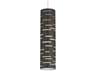 Visual Comfort Modern Revel 1-Light Satin Nickel Bronze Cylinder Mini Pendant