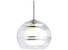Visual Comfort Modern Sedona 1-Light Aged Brass Clear Globe Mini Pendant
