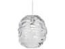Visual Comfort Modern Audra 1-Light Satin Nickel Clear Mini Pendant