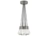 Visual Comfort Modern Alva 7-Light Satin Nickel Pendant