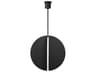 Visual Comfort Modern Bau 1-Light Nightshade Black Round Pendant