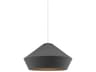 Visual Comfort Modern Brummel 1-Light Satin Nickel Gray Pendant