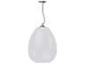 Visual Comfort Modern Kapoor 1-Light Natural Brass Clear Pendant