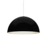 Visual Comfort Modern Powell Street 1-Light Black Dome Pendant