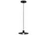 Visual Comfort Modern Eaves 1-Light Nightshade Black Mini Pendant