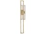Visual Comfort Modern Duelle 1-Light Natural Brass Wall Sconce