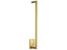 Visual Comfort Modern Stagger 1-Light Natural Brass Wall Sconce