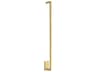 Visual Comfort Modern Stagger 1-Light Natural Brass Wall Sconce