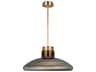 Visual Comfort Modern Morgan 1-Light Brass Pendant