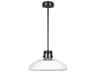 Visual Comfort Modern Morgan 1-Light Burnished Bronze Pendant