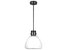 Visual Comfort Modern Morgan 1-Light Burnished Bronze Mini Pendant