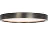 Visual Comfort Modern Cerne 1-Light Dark Bronze Round Flush Mount
