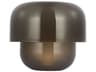 Visual Comfort Modern Bolete Hand Rubbed Antique Brass Seeded Smoke Glass Black Table Lamp