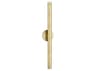 Visual Comfort Modern Ebell 2-Light Natural Brass Wall Sconce