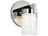 Visual Comfort Modern Esfera 1-Light Polished Nickel Wall Sconce