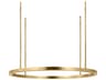 Visual Comfort Modern Stagger 1-Light Hand Rubbed Antique Brass Pendant