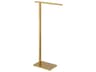 Visual Comfort Modern Stagger Natural Brass Floor Lamp