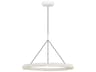 Visual Comfort Modern Cloak 1-Light Matte White Round Pendant