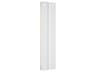 Visual Comfort Modern Cloak 1-Light Matte White Vanity Light