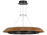 Visual Comfort Modern Noa 1-Light Bronze Natural Pendant