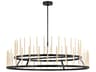 Visual Comfort Modern Sagrada 64-Light Bronze Tiered Chandelier
